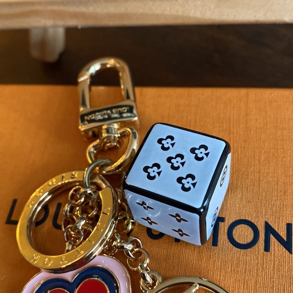Louis Vuitton Game On Dice and Heart Bag Charm - Picture 6 of 6